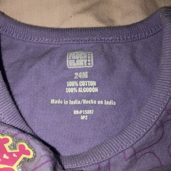 Faded Glory 24mo Girl Long Sleeve Shirt - Picture 2 of 3